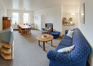 Ferienwohnung Monika M&ouml;rchel - Kappeln Wohnzimmer